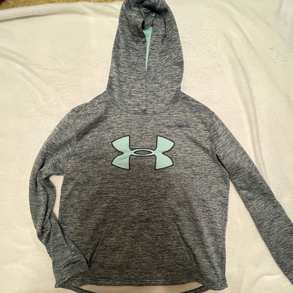 UA Hoodie Light and Dark Blue